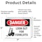 Signmission Look Out For Forklifts, 7 in W x Rectangle, Vinyl Decal OS-2PACK-DS-D-57-L-1440 - alternate 2